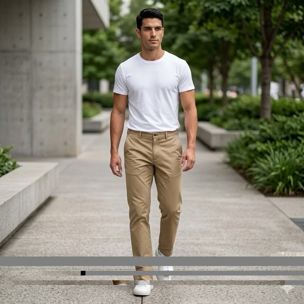 Polo Ralph Lauren Pants Mens 35x30 Khaki Chino Straight Fit Minimalist Luxury